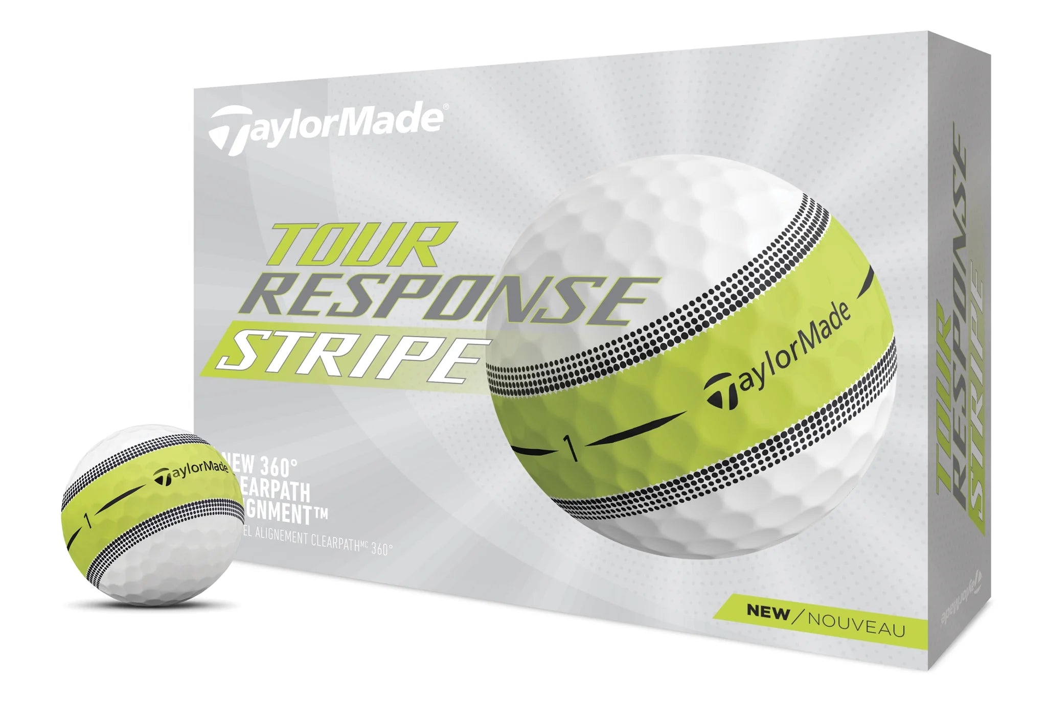 (4 Pack)  Tour Response Stripe Golf Balls, 12 Pack, White