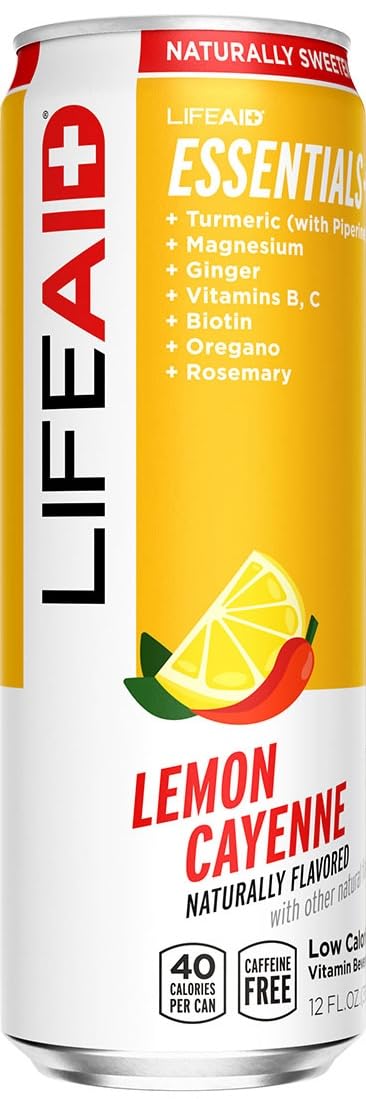 GOLFERAID Performance Blend, Up Your Golf Game, No Caffeine, Glucosamine, Turmeric, MSM, CoQ10, B-Complex, BCAAs and Electrolytes, 40 Calories, 100% Clean, Paleo, Vegan, 12-oz. cans (Pack of 24)
