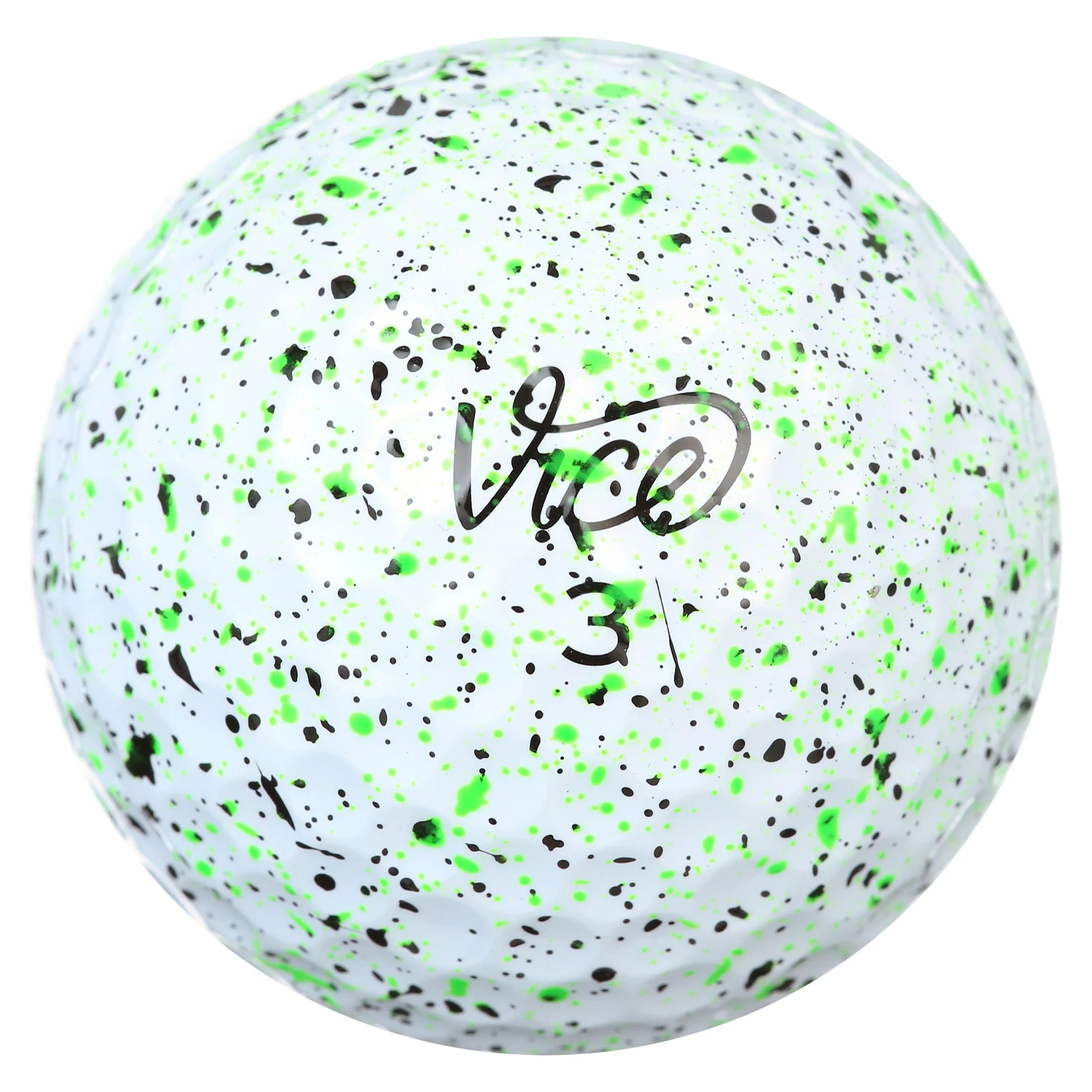 Unleash Your Game with Pro Drip Golf Balls in Luminous Lime - 12 Pack of High-Performance Balls