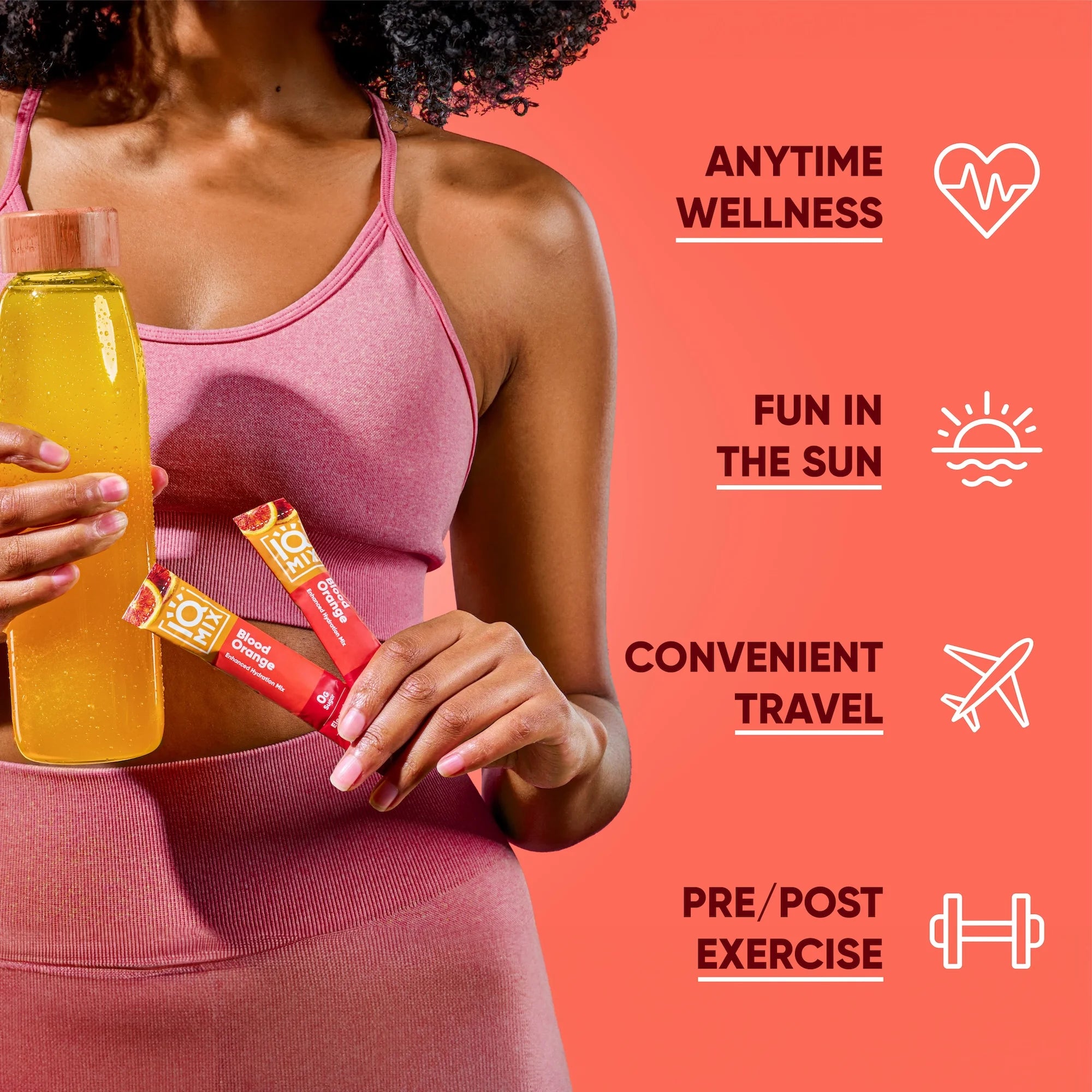 Revitalize Your Mind and Body with IQMIX Sugar Free Electrolyte Powder Packets - Keto-Friendly Hydration with Lion's Mane and Magnesium (20-Count Variety Pack)