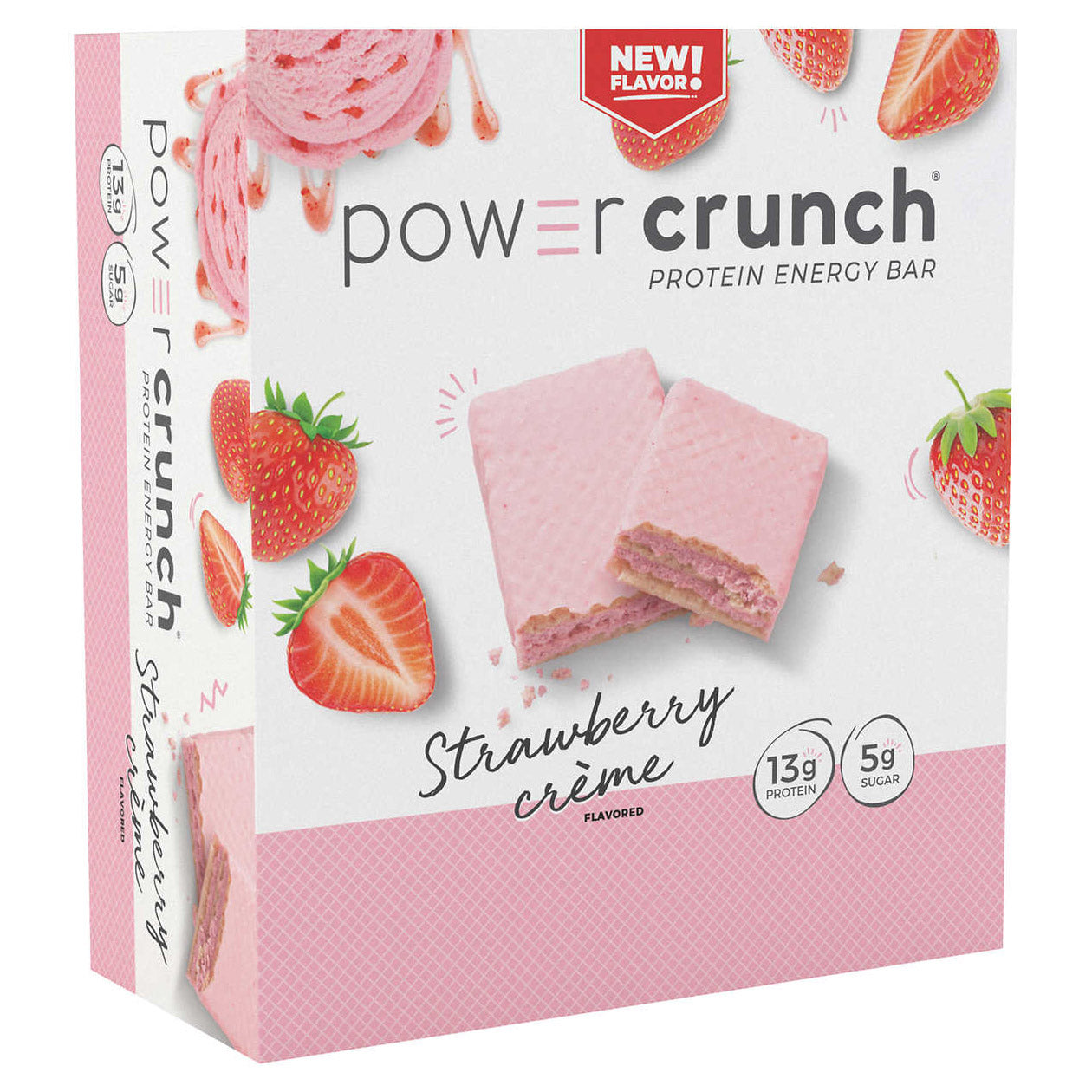 Protein Energy Bar, Strawberry Creme, 1.4 Oz, 12-Count