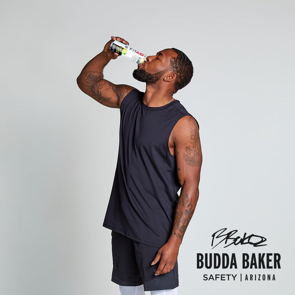 GOLFERAID Performance Blend, Up Your Golf Game, No Caffeine, Glucosamine, Turmeric, MSM, CoQ10, B-Complex, BCAAs and Electrolytes, 40 Calories, 100% Clean, Paleo, Vegan, 12-oz. cans (Pack of 24)