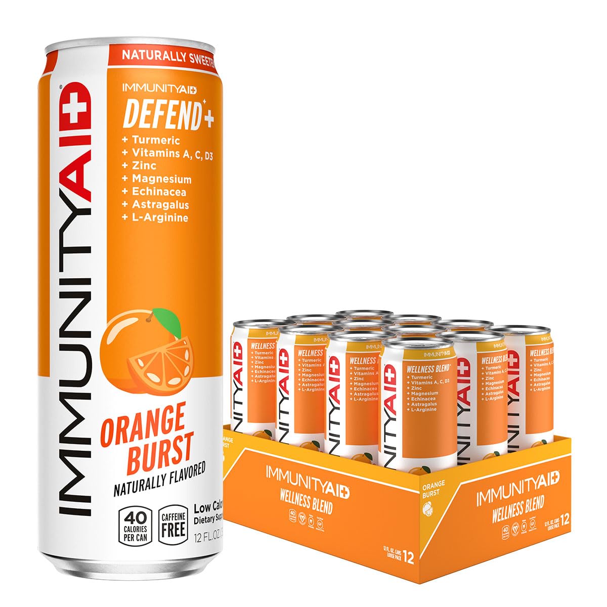 GOLFERAID Performance Blend, Up Your Golf Game, No Caffeine, Glucosamine, Turmeric, MSM, CoQ10, B-Complex, BCAAs and Electrolytes, 40 Calories, 100% Clean, Paleo, Vegan, 12-oz. cans (Pack of 24)