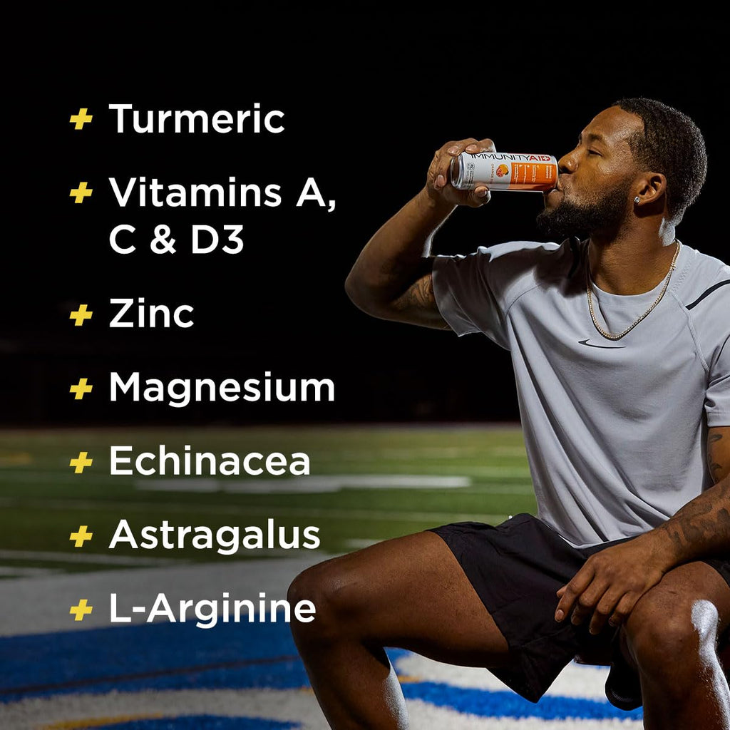 GOLFERAID Performance Blend, Up Your Golf Game, No Caffeine, Glucosamine, Turmeric, MSM, CoQ10, B-Complex, BCAAs and Electrolytes, 40 Calories, 100% Clean, Paleo, Vegan, 12-oz. cans (Pack of 24)