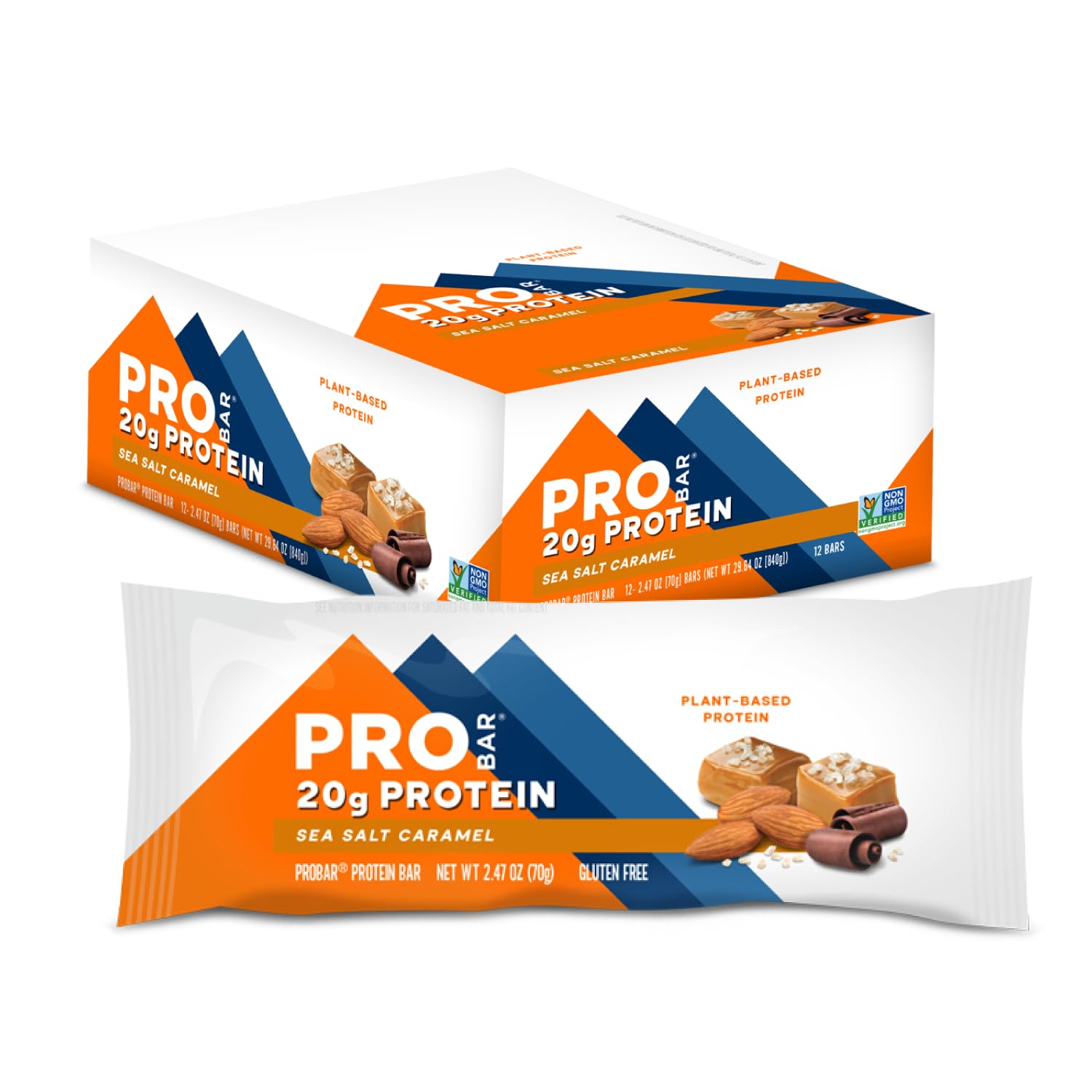 PROBAR - PROTEIN Bar, Chocolate Brownie, Non-GMO, Gluten-Free, Healthy, Plant-Based, Whole-Food Ingredients, Natural Energy (12 Count)