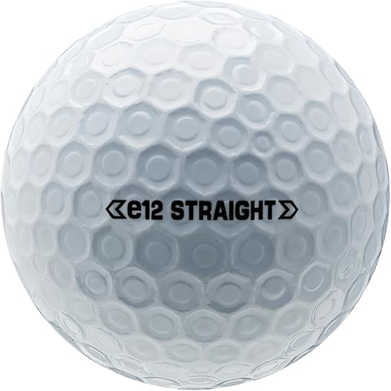 Bridgestone E12 CONTACT Golf Balls W/ Contact Force Dimples, White, 12 Pack