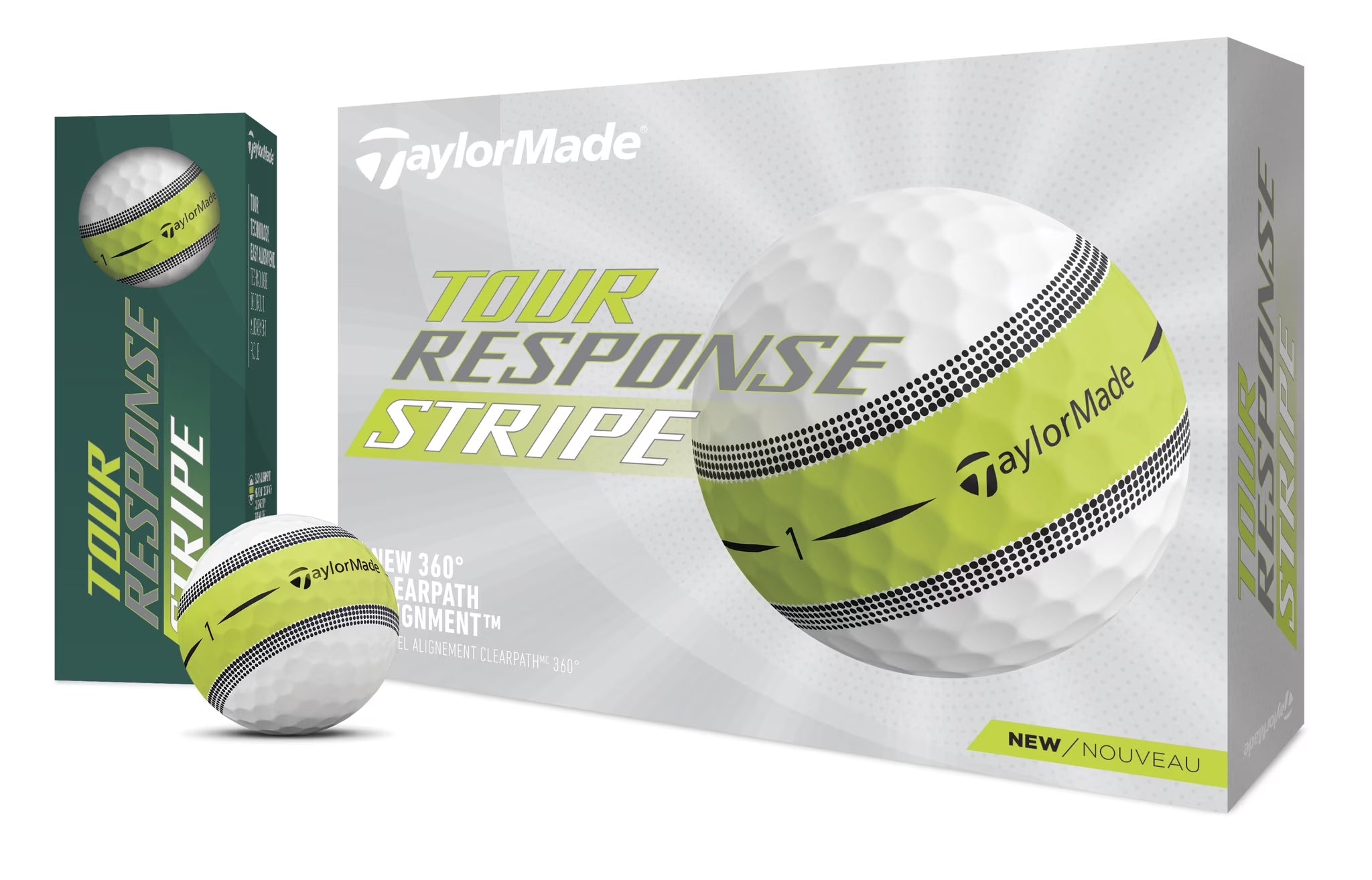 (4 Pack)  Tour Response Stripe Golf Balls, 12 Pack, White