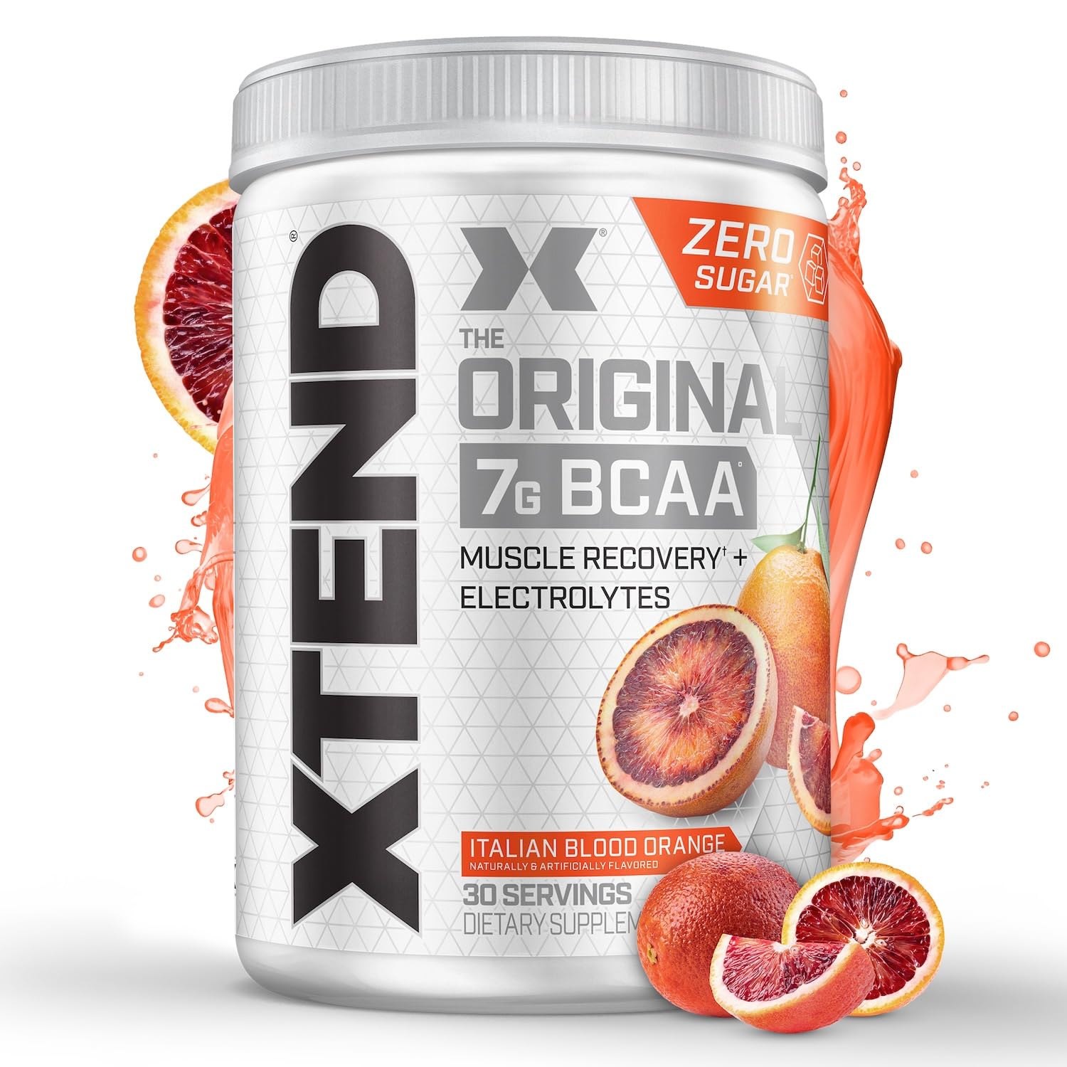 Xtend Original BCAA Powder 7g BCAA and 2.5g L-Glutamine, Sugar Free Post Workout Muscle Recovery Drink with Amino Acids for Men & Women, 90 Servings