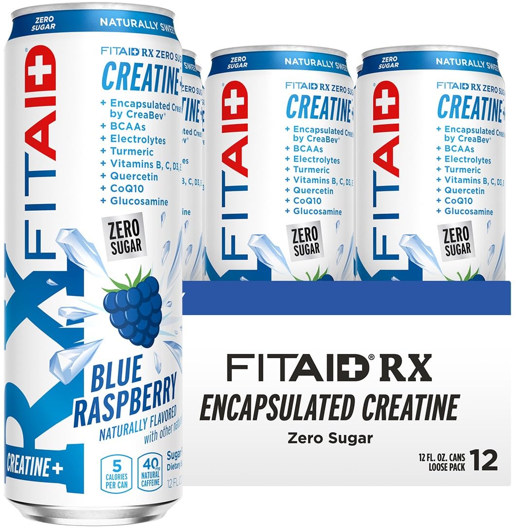 GOLFERAID Performance Blend, Up Your Golf Game, No Caffeine, Glucosamine, Turmeric, MSM, CoQ10, B-Complex, BCAAs and Electrolytes, 40 Calories, 100% Clean, Paleo, Vegan, 12-oz. cans (Pack of 24)