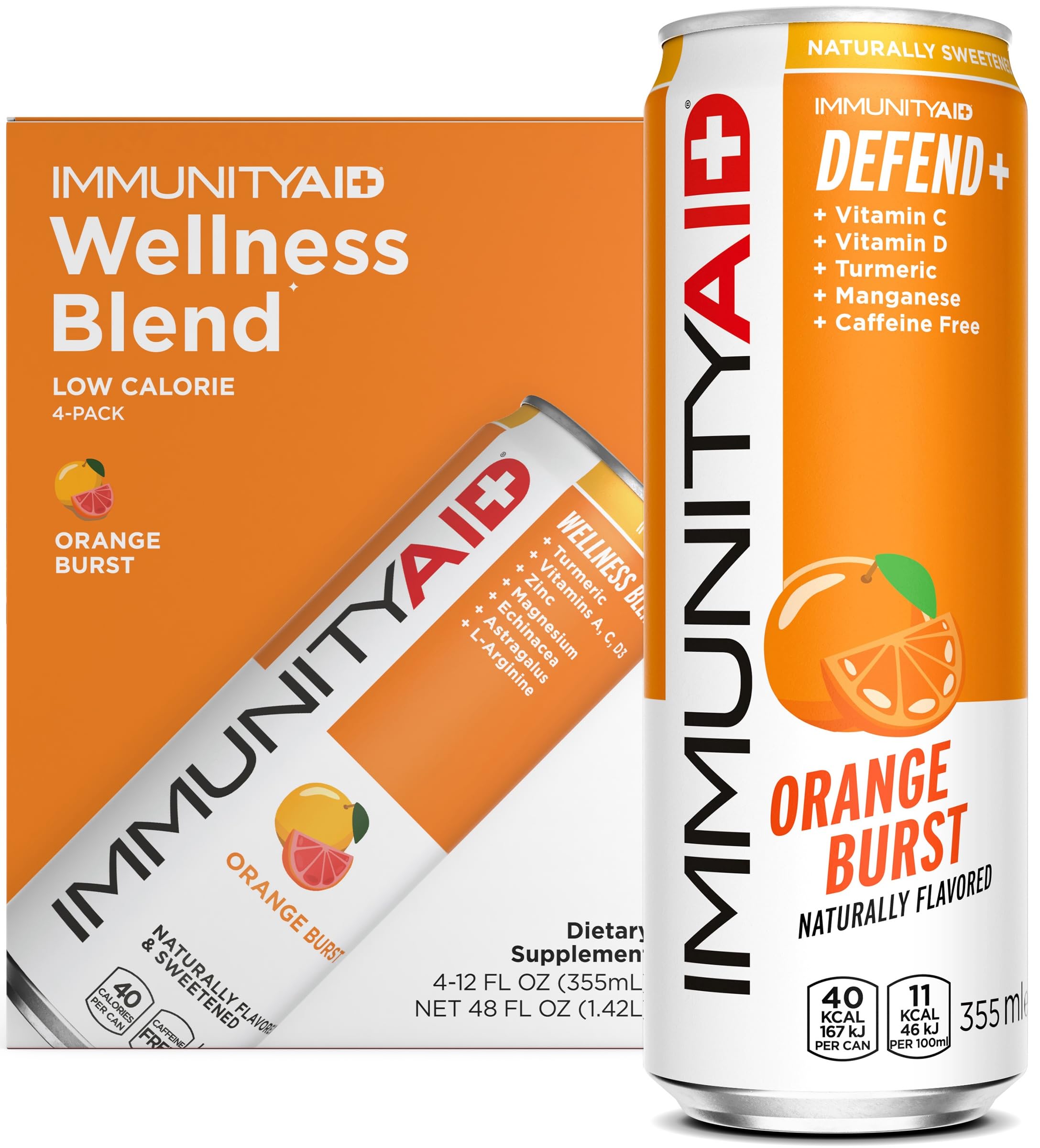 GOLFERAID Performance Blend, Up Your Golf Game, No Caffeine, Glucosamine, Turmeric, MSM, CoQ10, B-Complex, BCAAs and Electrolytes, 40 Calories, 100% Clean, Paleo, Vegan, 12-oz. cans (Pack of 24)