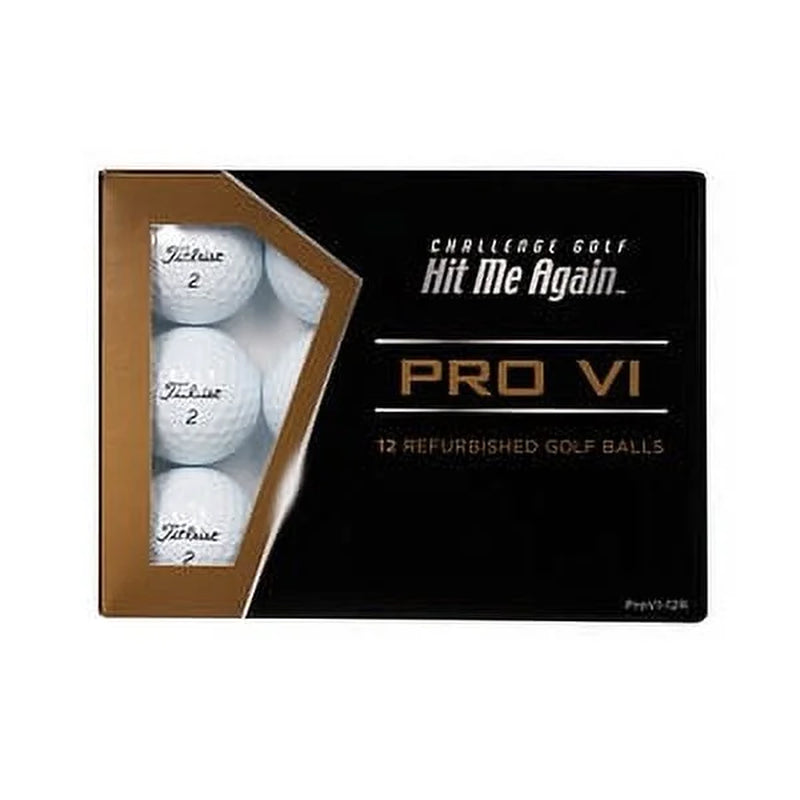 Experience Unmatched Performance with Refurbished ProV1 Golf Balls - 12 Pack in Classic White
