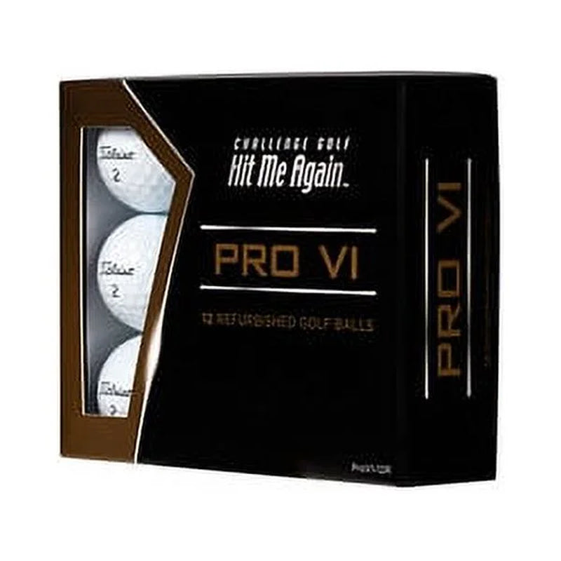Experience Unmatched Performance with Refurbished ProV1 Golf Balls - 12 Pack in Classic White