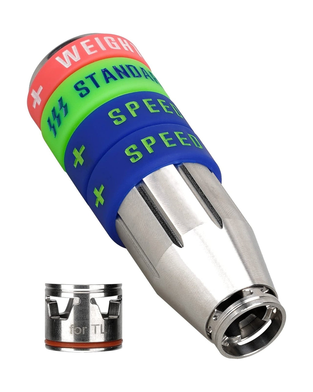 Boost Your Game with the Big Crazy Adjustable Golf Swing Speed Trainer - Enhance Your Swing Speed and Technique with Three Weight Options!