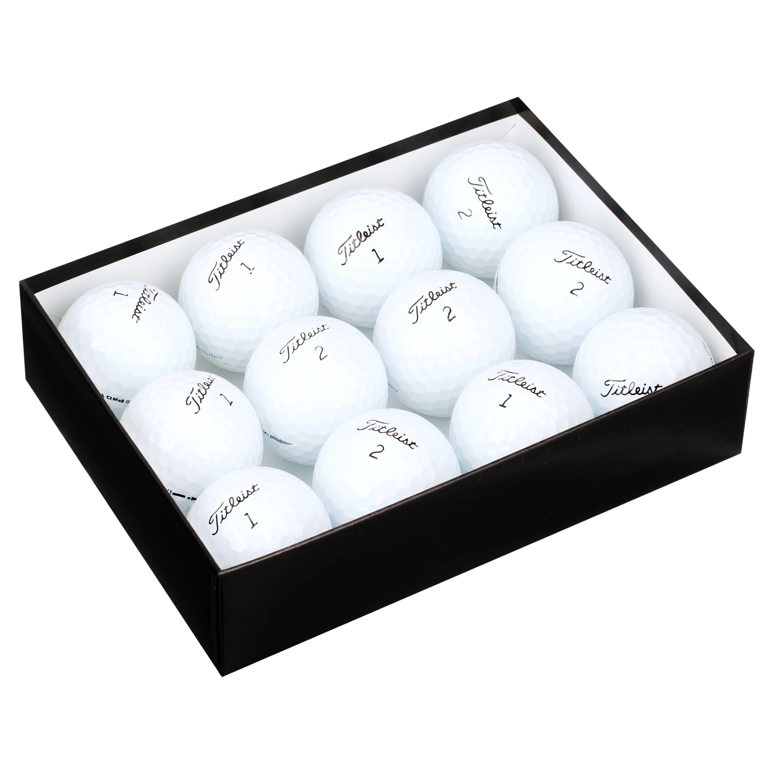Experience Unmatched Performance with Refurbished ProV1 Golf Balls - 12 Pack in Classic White